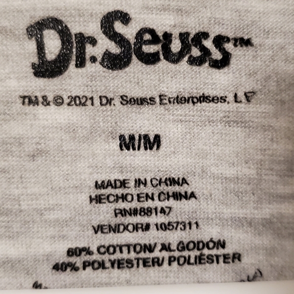 Grinch Merry Grinchmas T-Shirt Christmas Pocket Ringer Tee Medium Holidays - Picture 4 of 4